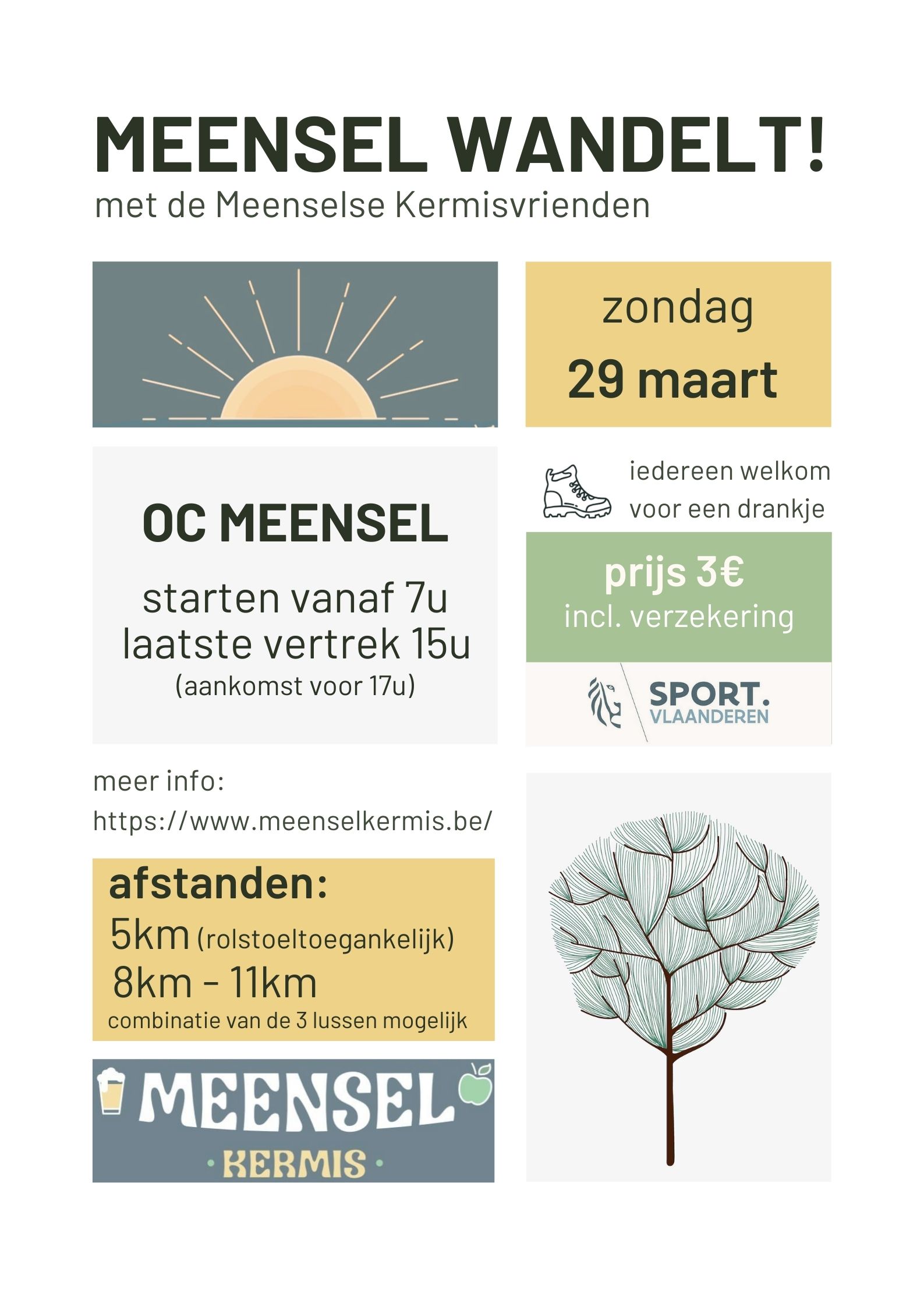 Affiche Meensel Wandelt! 2026