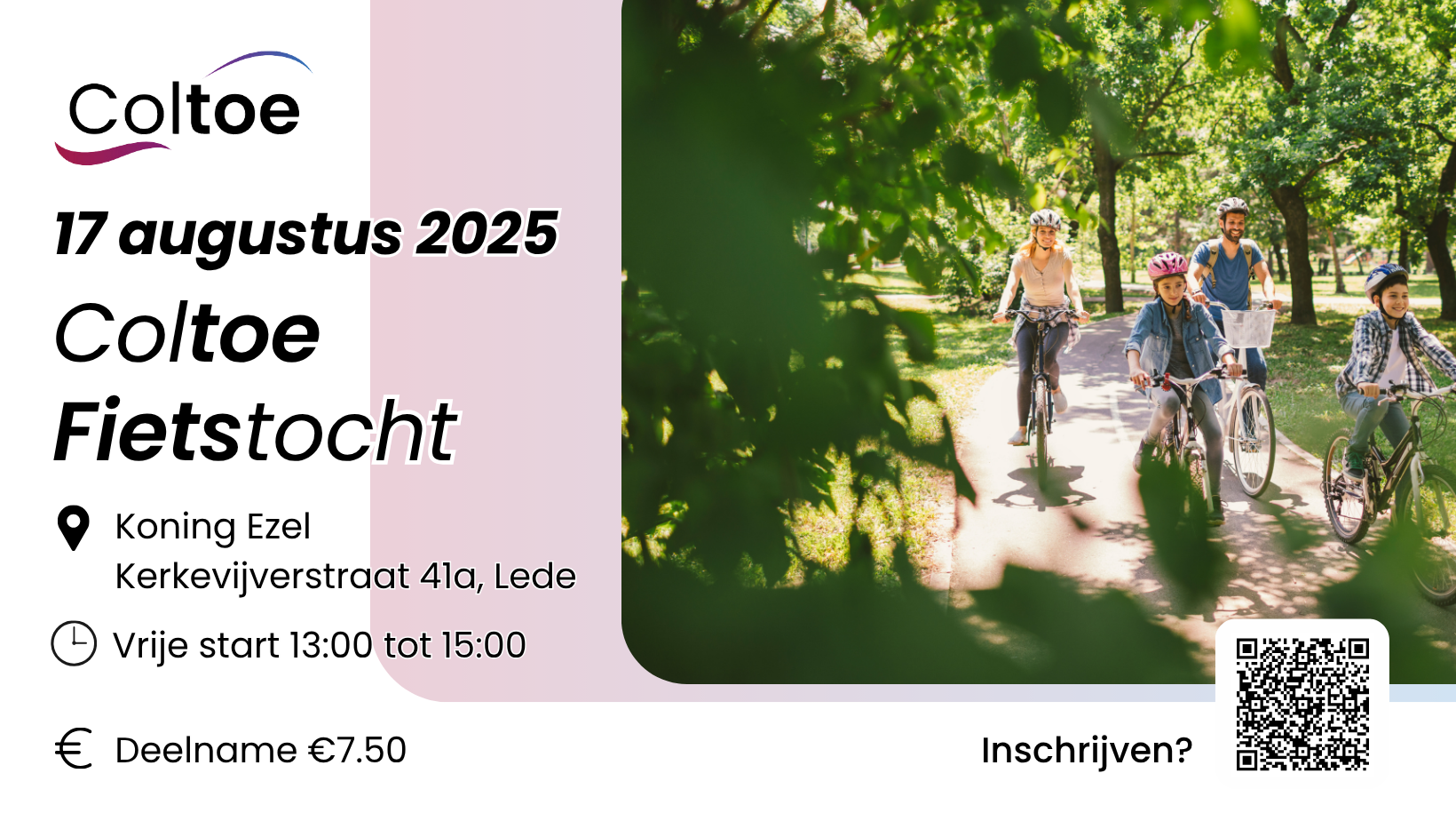 Coltoe Fietstocht langs enkele van de mooiste plekjes in Lede