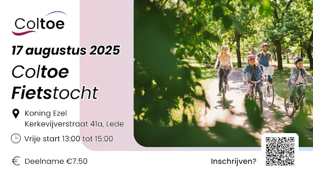 Coltoe Fietstocht langs enkele van de mooiste plekjes in Lede