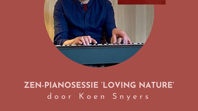 ZEN-pianosessie door Koen Snyers