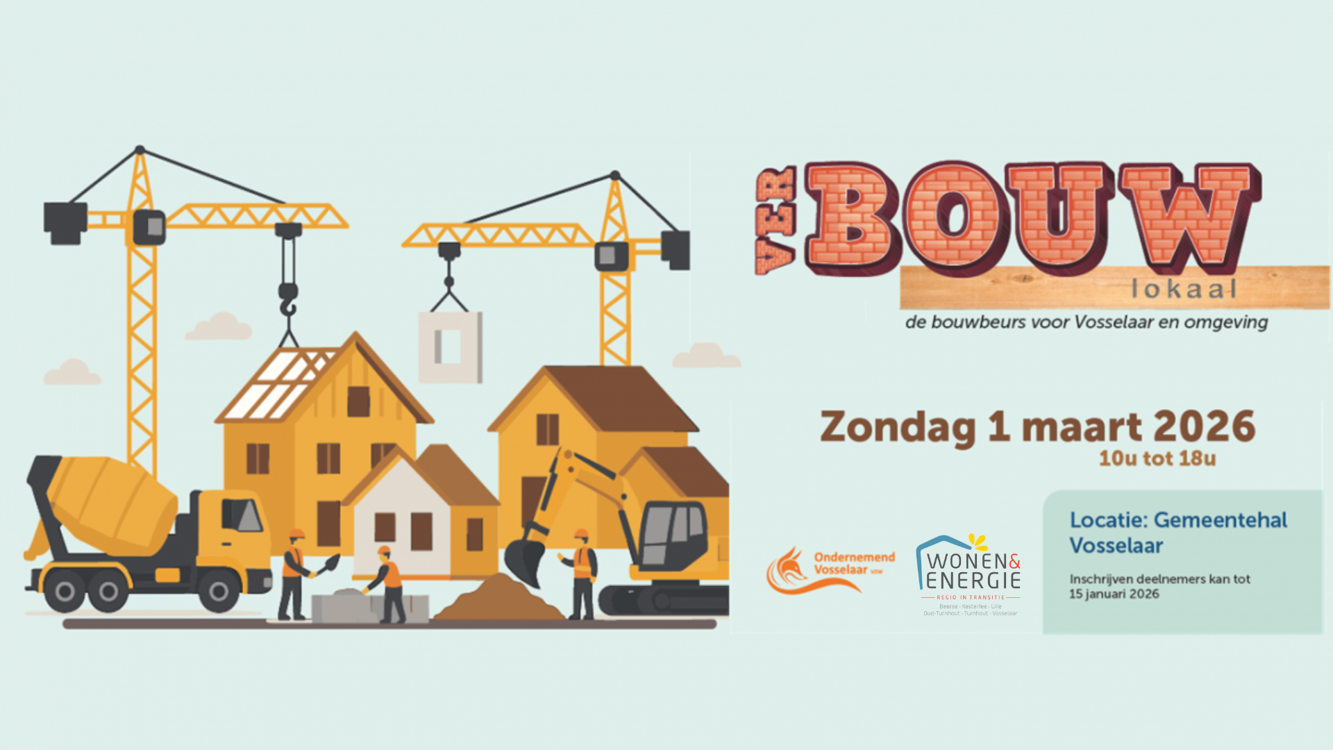 Bouwbeurs Vosselaar 1 maart