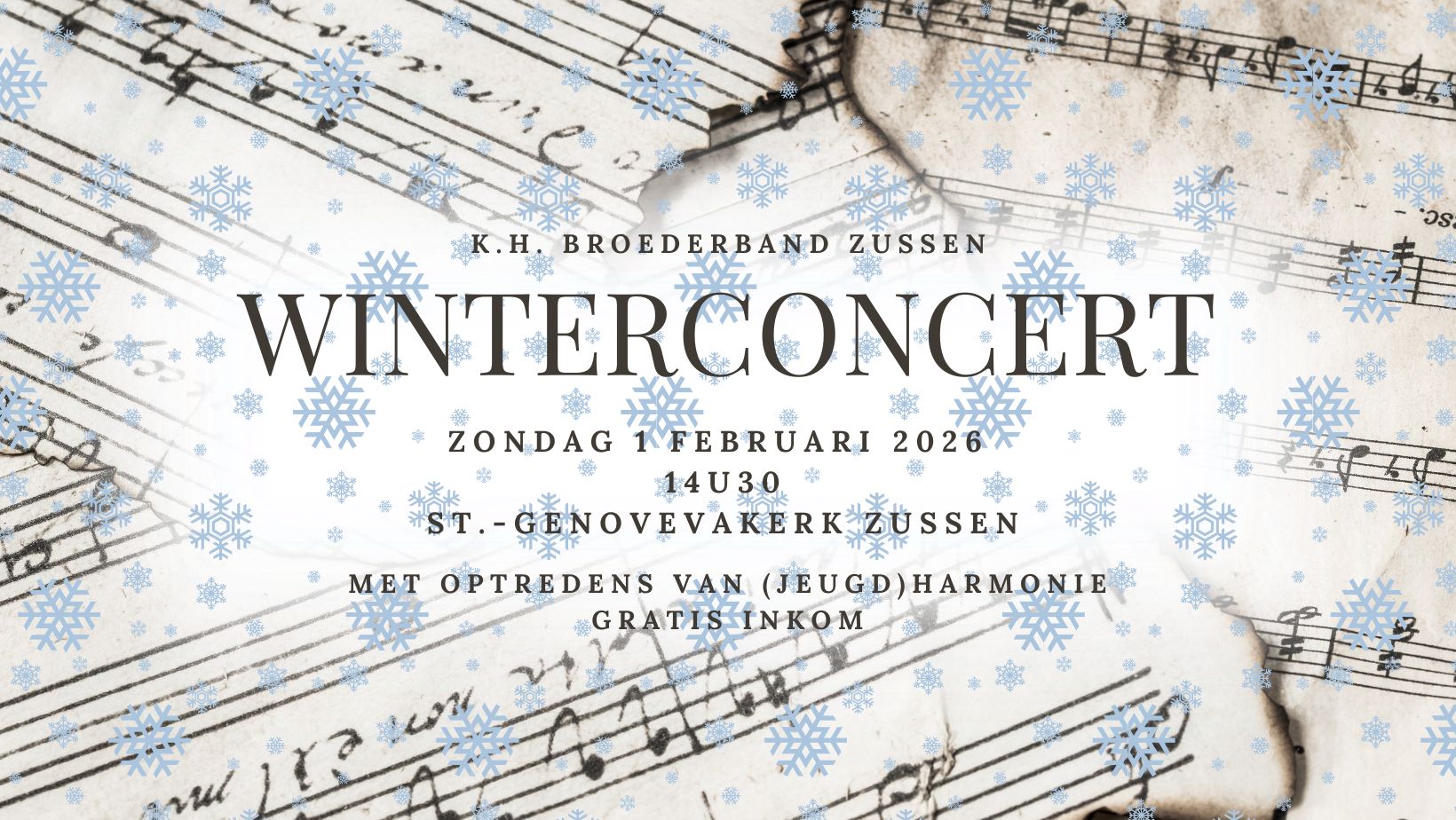 Affiche Winterconcert 2026