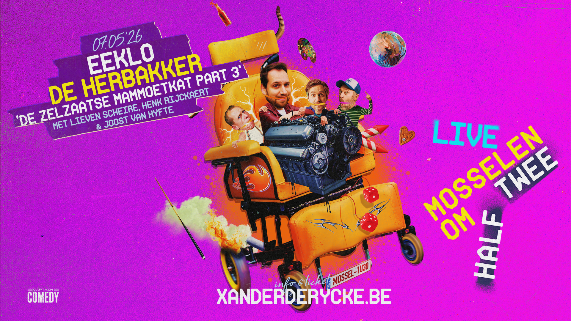 Mosselen om Half Twee LIVE