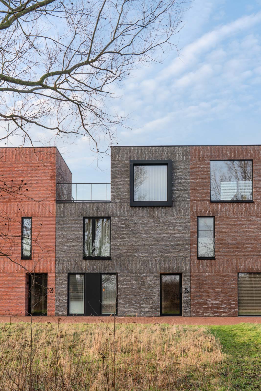 moderne kijkwoning in Kuurne