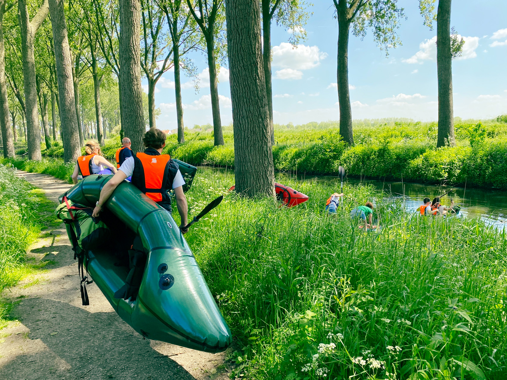 Packraften langs Verdwenen Zwinhavens