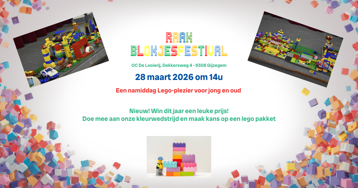 Blokjes festival Raak Gijzegem-Hofstade