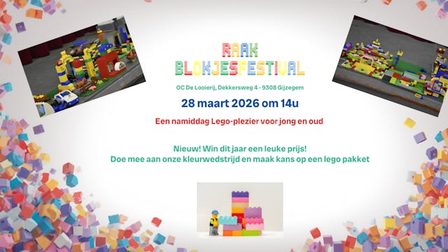 Blokjes festival Raak Gijzegem-Hofstade