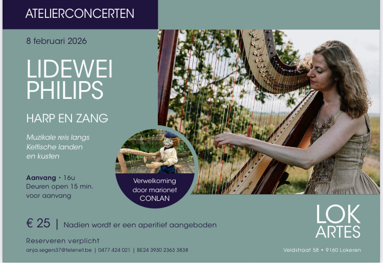 Harp en zang langs Keltische landen en zang ! 