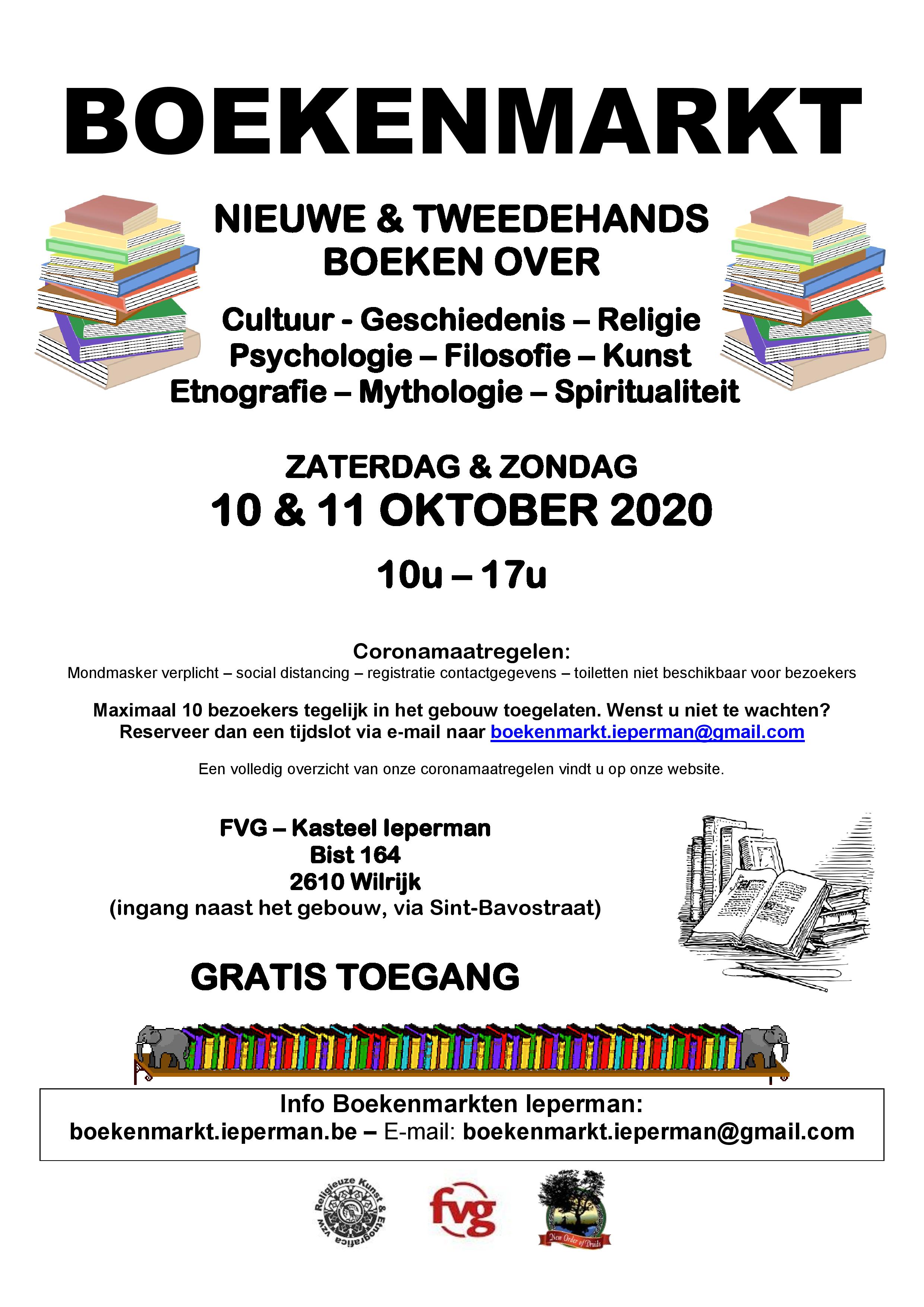 Boekenmarkt Ieperman 2020