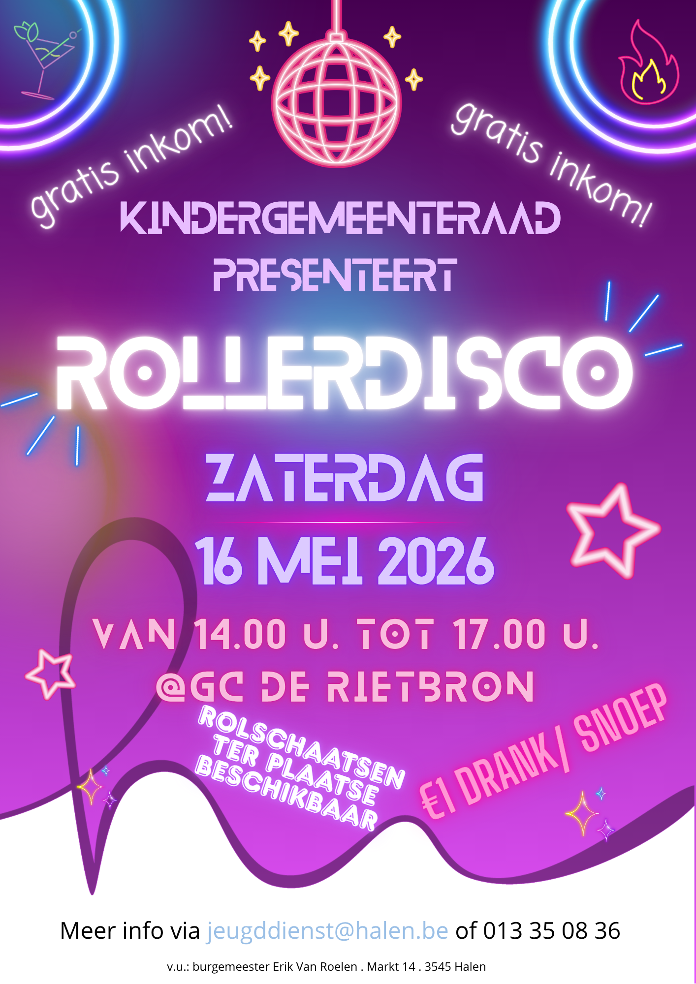 Poster Rollerdisco