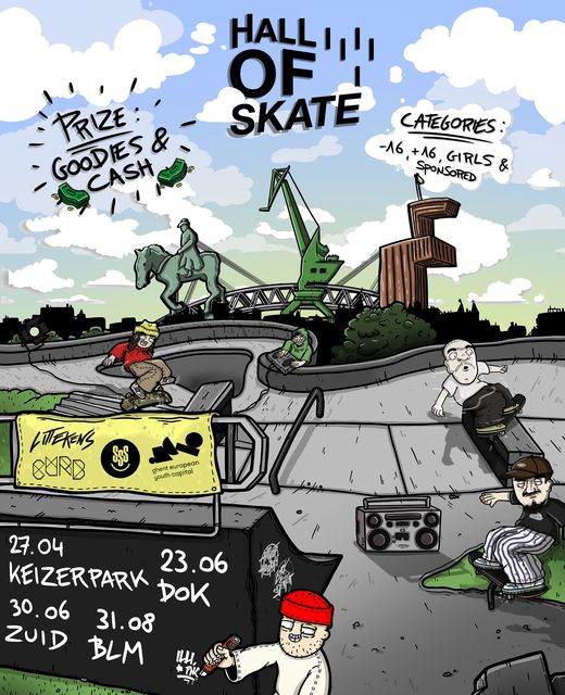 Skate contesten Hall of Skate