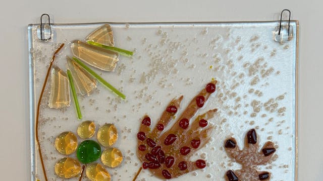 Glaskunst Workshop Glasraam Bloemen Pastelkleur