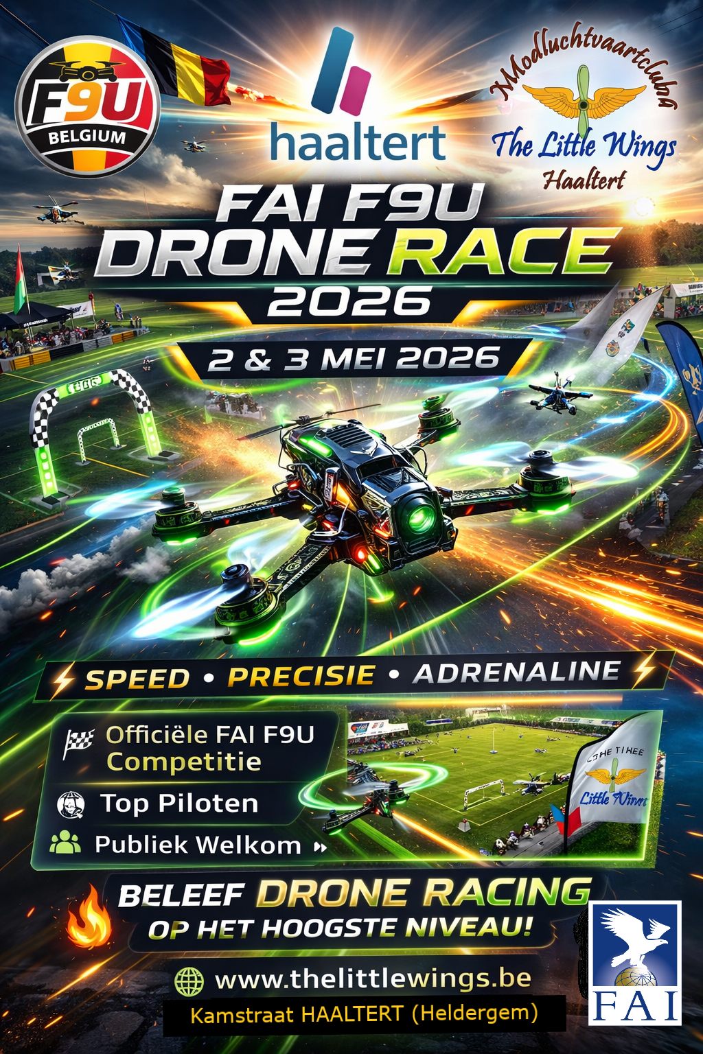 TLW F9U Drone race wedstrijd