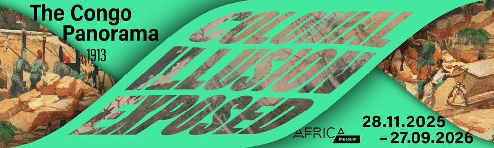 Affiche van de tentoonstelling 'Het Congopanorama 1913. Koloniale illusie doorprikt'