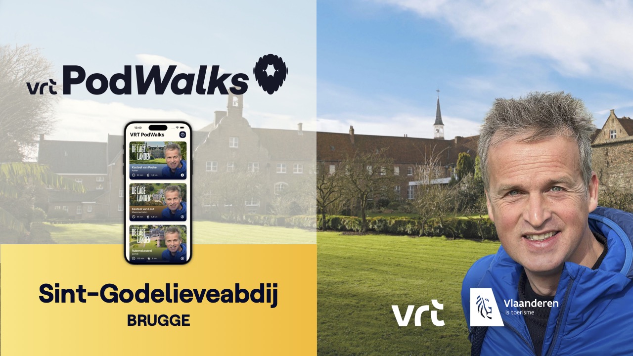 Arnout Hauben wijst je de weg en vertelt ondertussen boeiende verhalen over de plaatsen waar je langs wandelt.