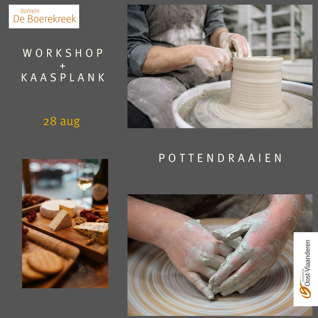 Pottendraaien met kaasplank