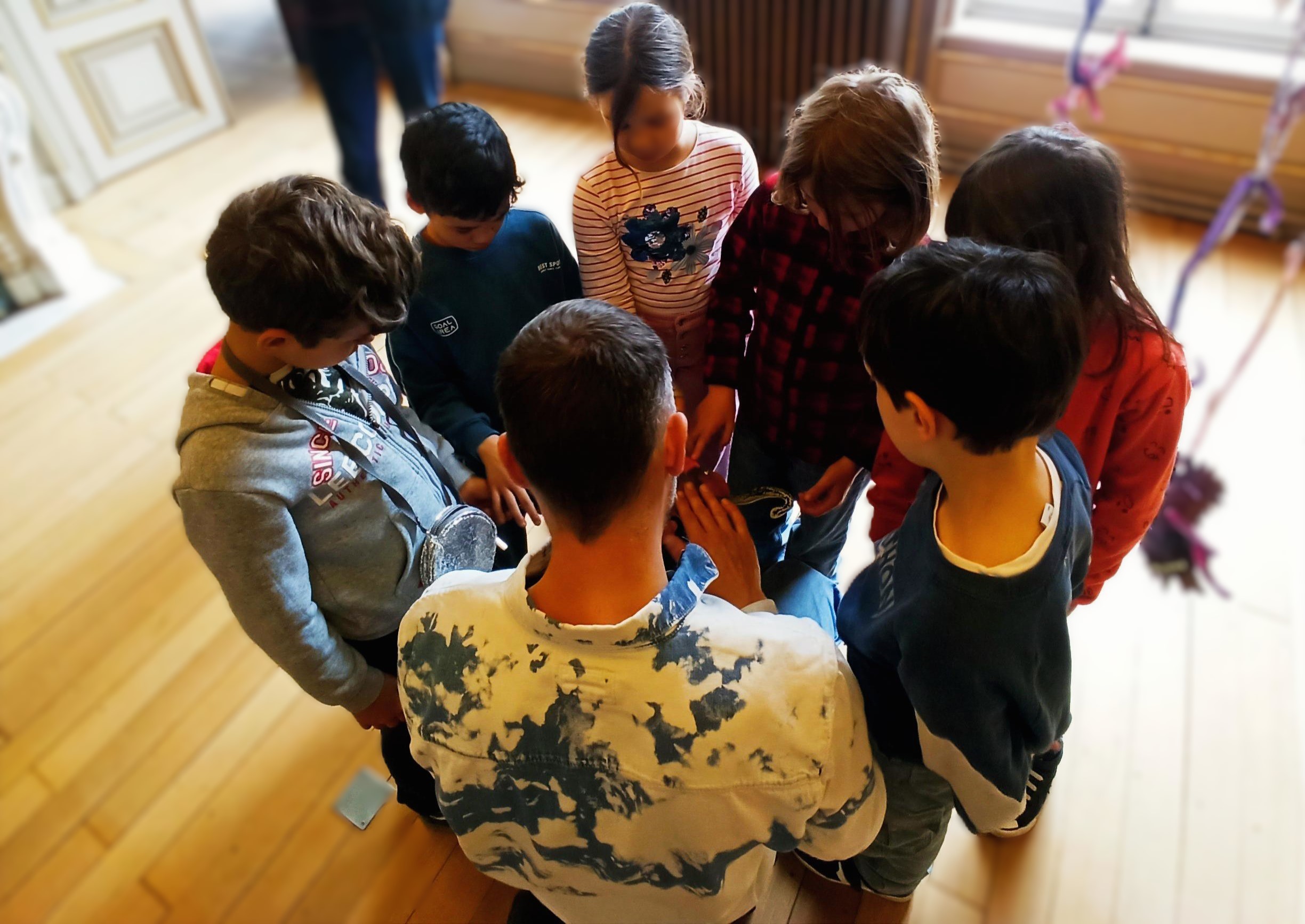 speelterrein met kinderen