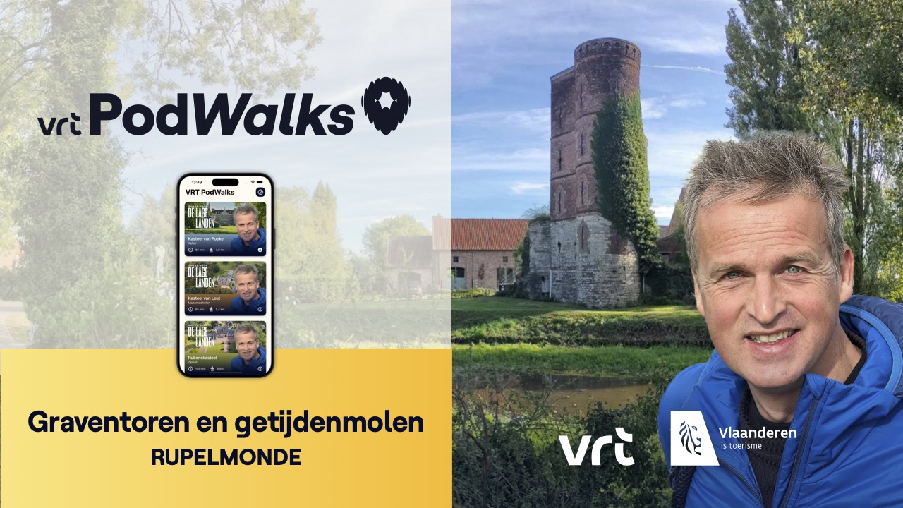 Arnout Hauben wijst je de weg en vertelt ondertussen boeiende verhalen over de plaatsen waar je langs wandelt.