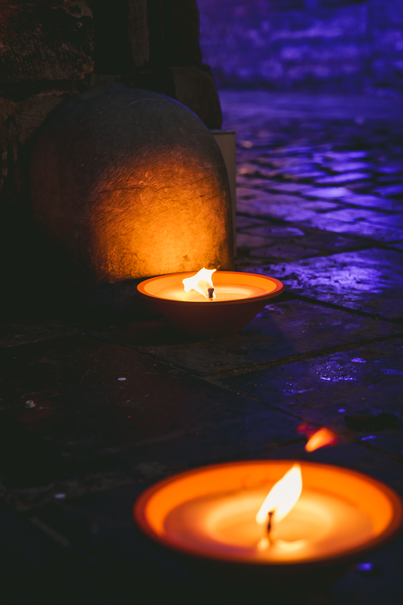 Kaarsen op het begijnhof