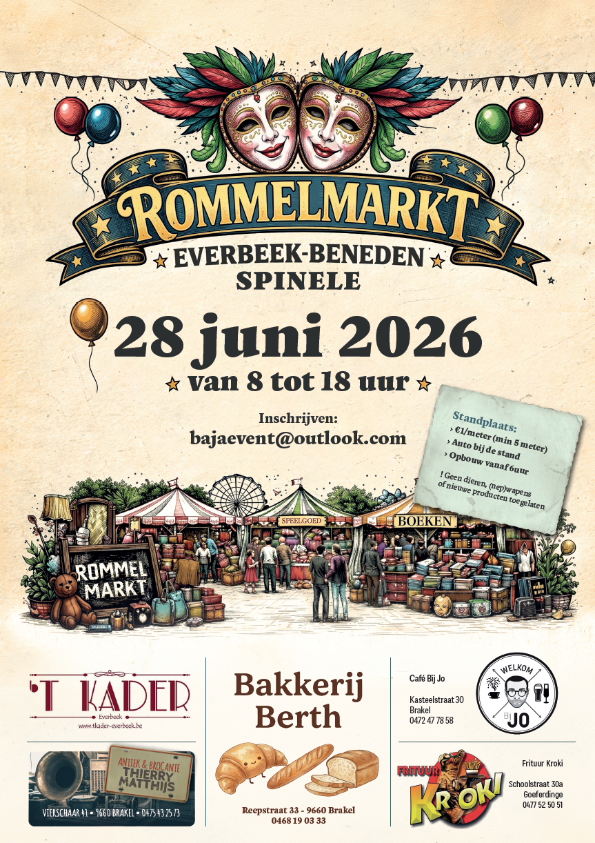 Poster Rommelmarkt 2026