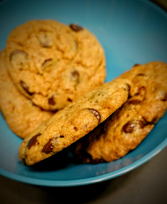 Gemberkoekjes en chocolate chip cookies
