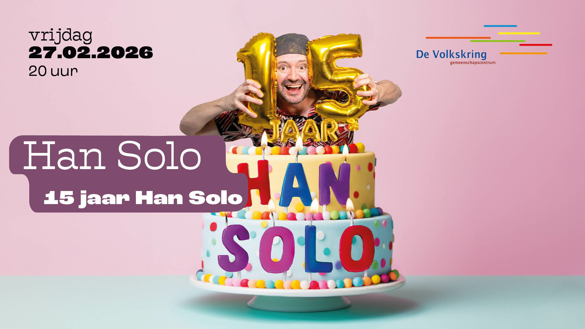 Afbeelding voor evenement 15 jaar Han Solo