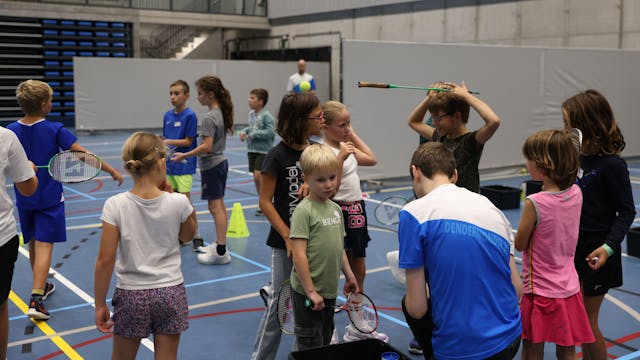 Foto badmintonners