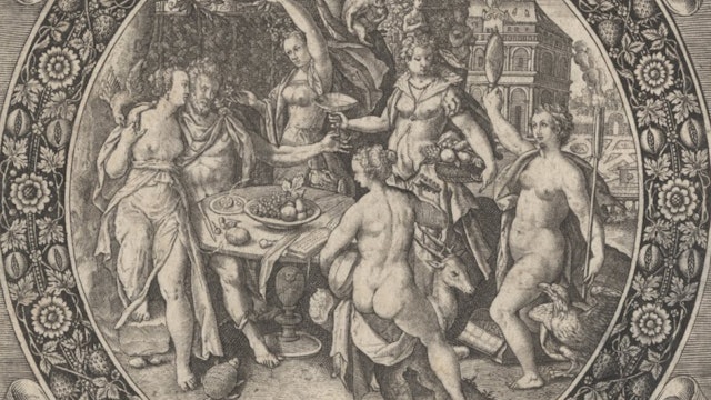 Theodor de Bry, Het banket van de zintuigen, c. 1580 - 1600, M Leuven