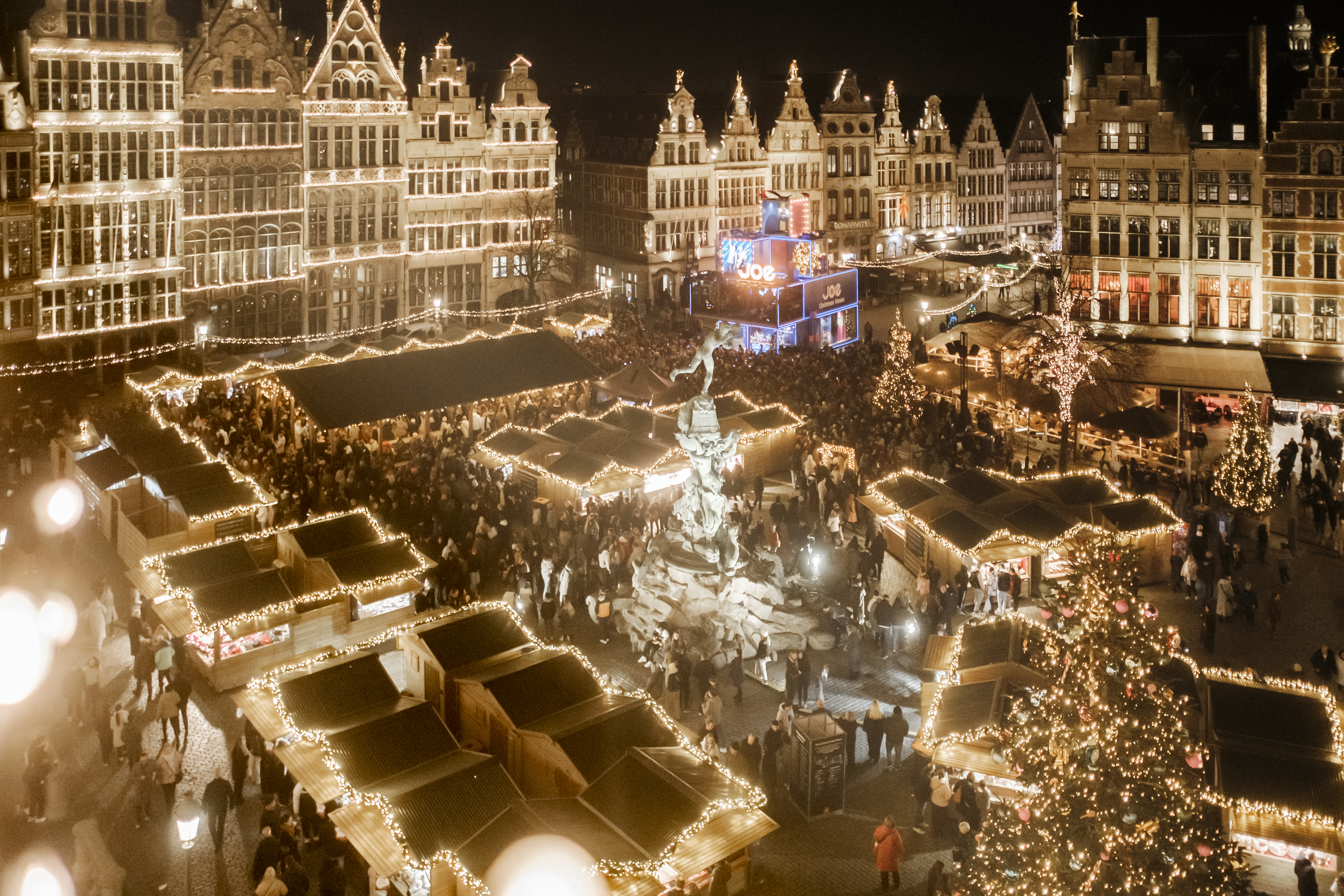 Antwerpen vanuit de lucht.