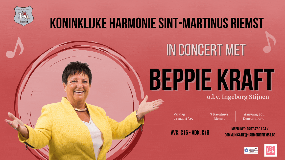 flyer concert beppie kraft