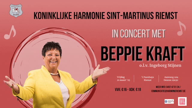 flyer concert beppie kraft