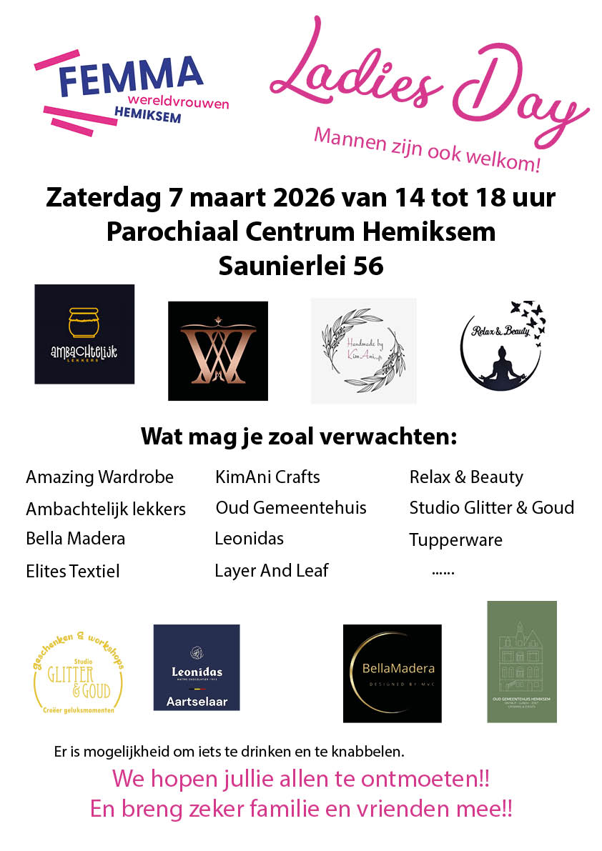 Affiche Ladies Day Femma