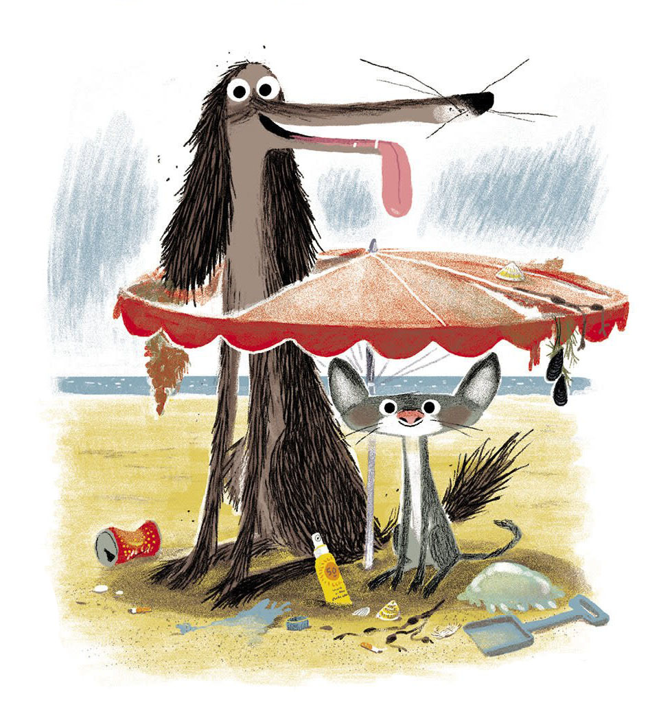 illustratie van Stinkhond