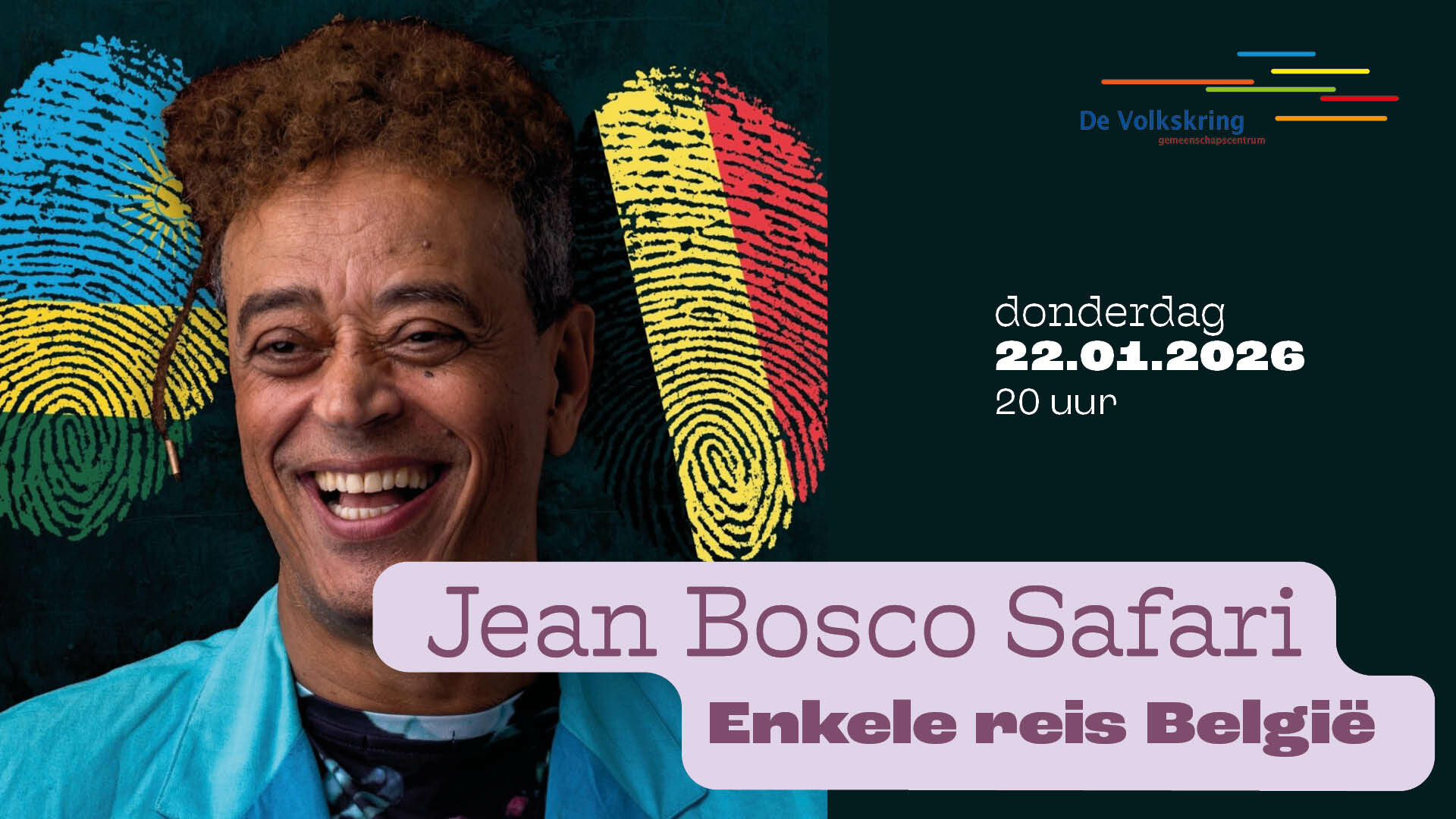 Afbeelding voor evenement Enkele reis België