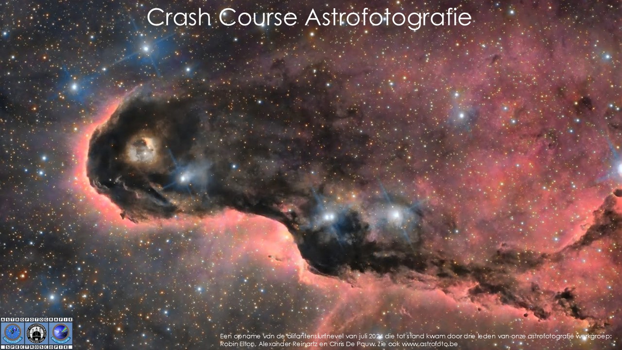 De olifantslurfnevel door de lens van onze astrofotografen. Zelf doen? Dan mag je deze crash course niet missen!