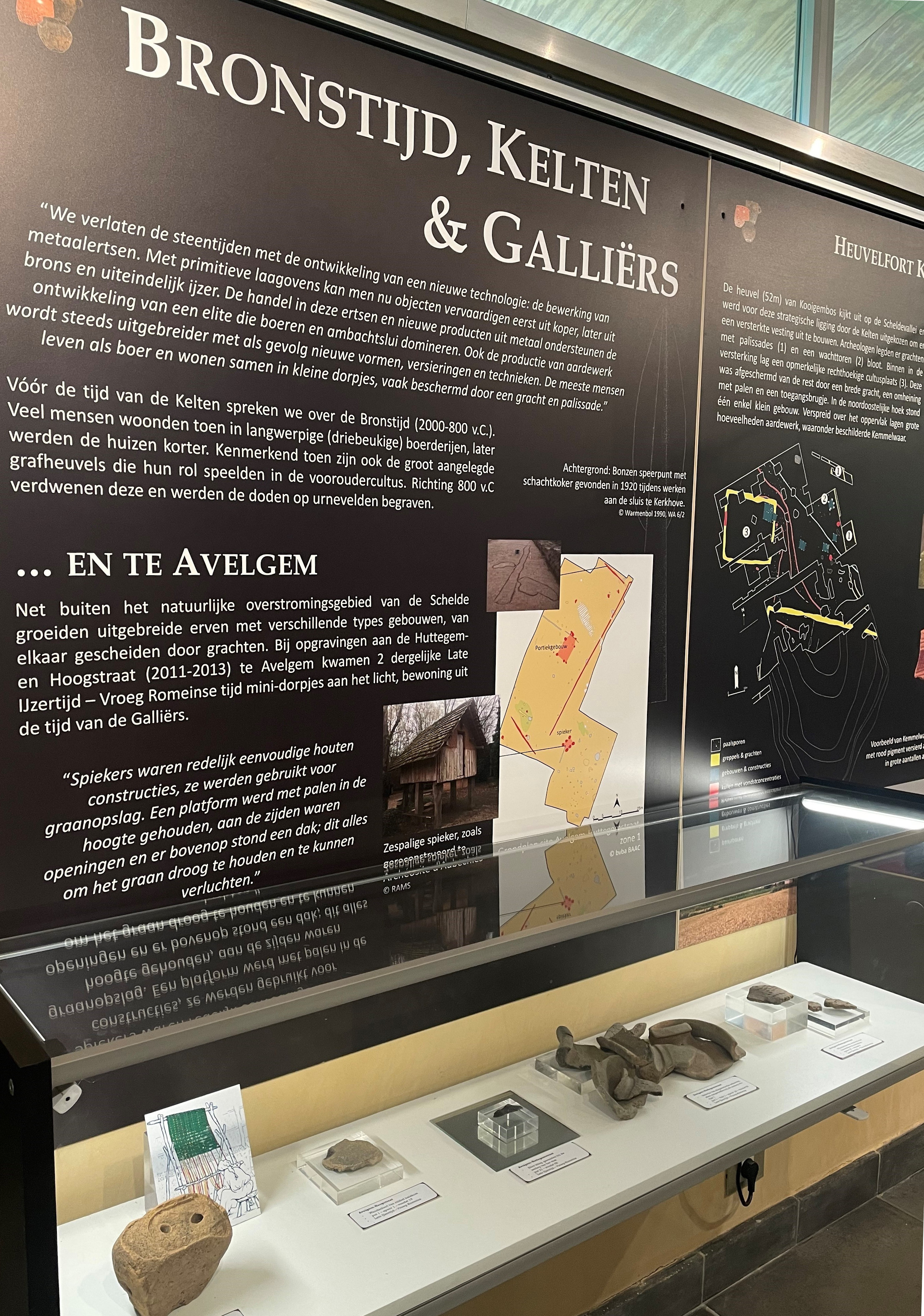 Voorbeeld van opstelling Bronstijd in het RAMS