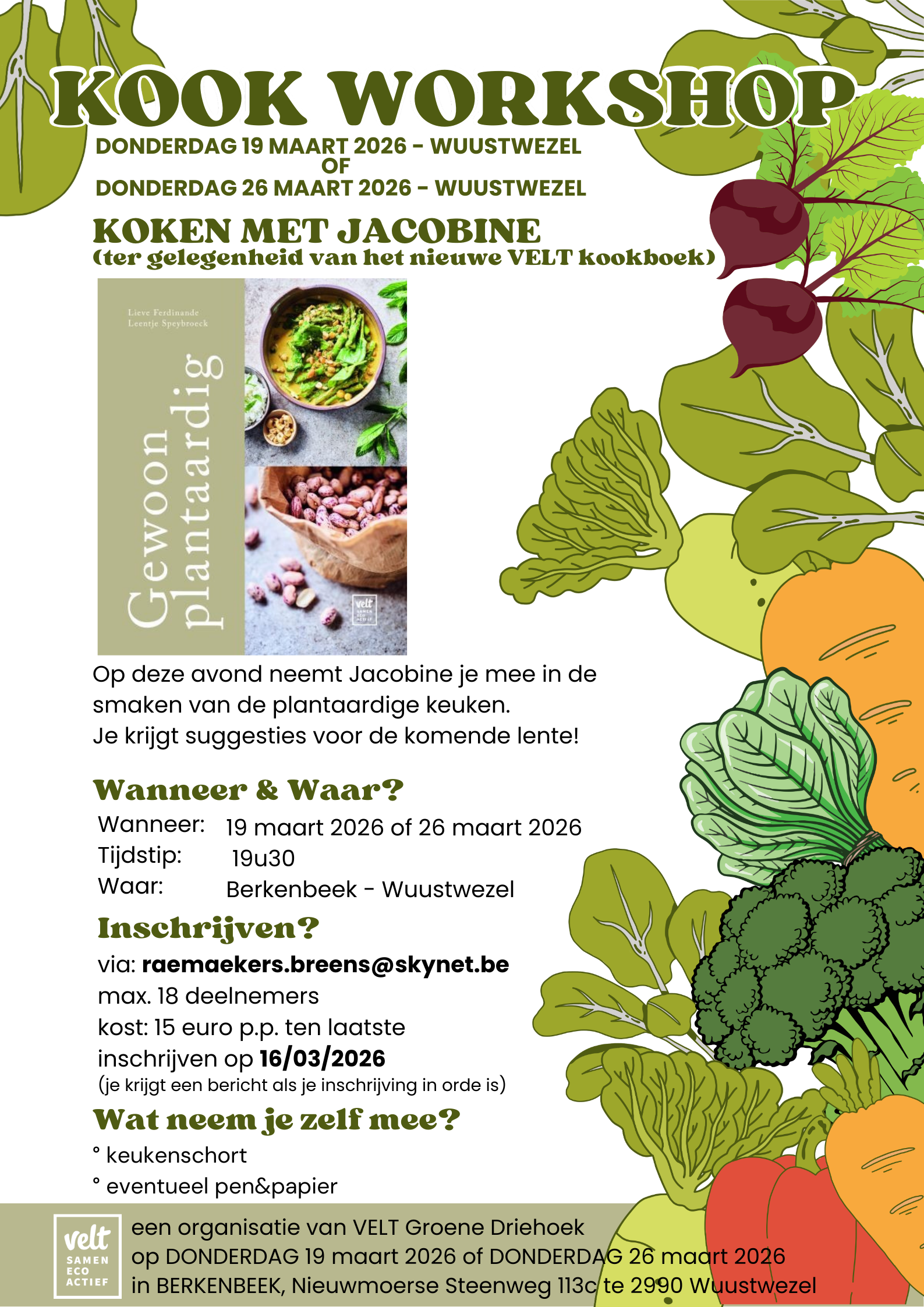Kookworkshop maart 2026