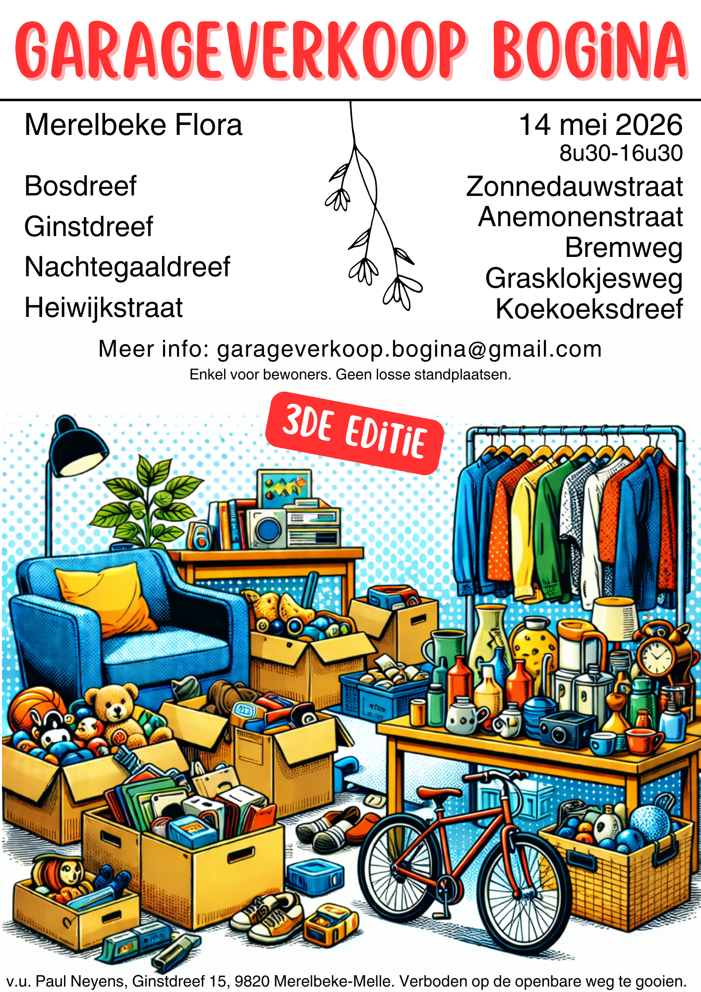 Garageverkoop Bogina
