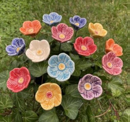 workshop bloemen in keramiek 