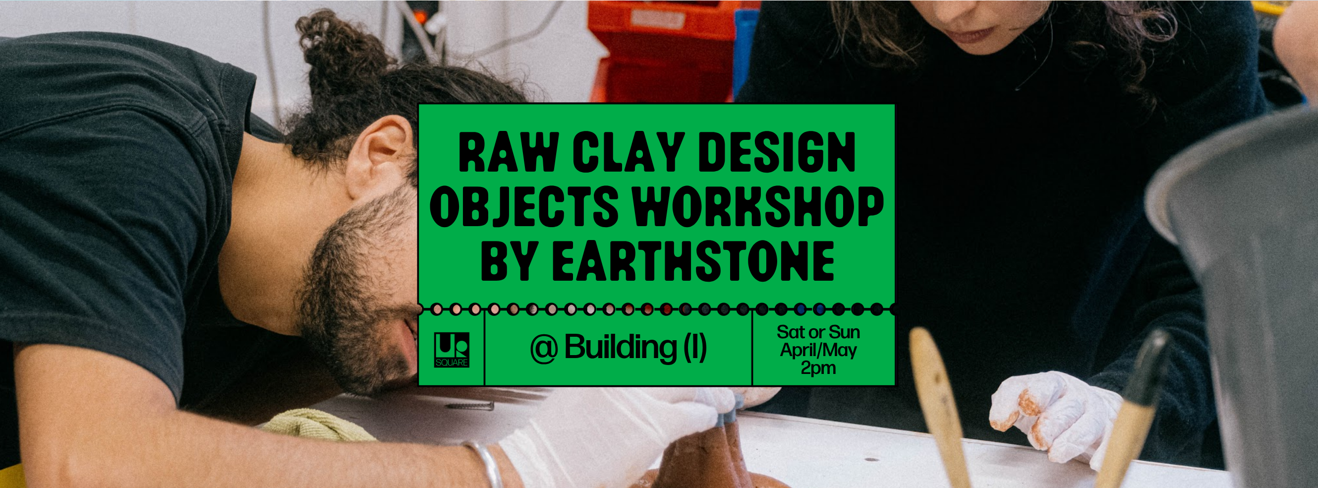 Raw clay design objects workshop
