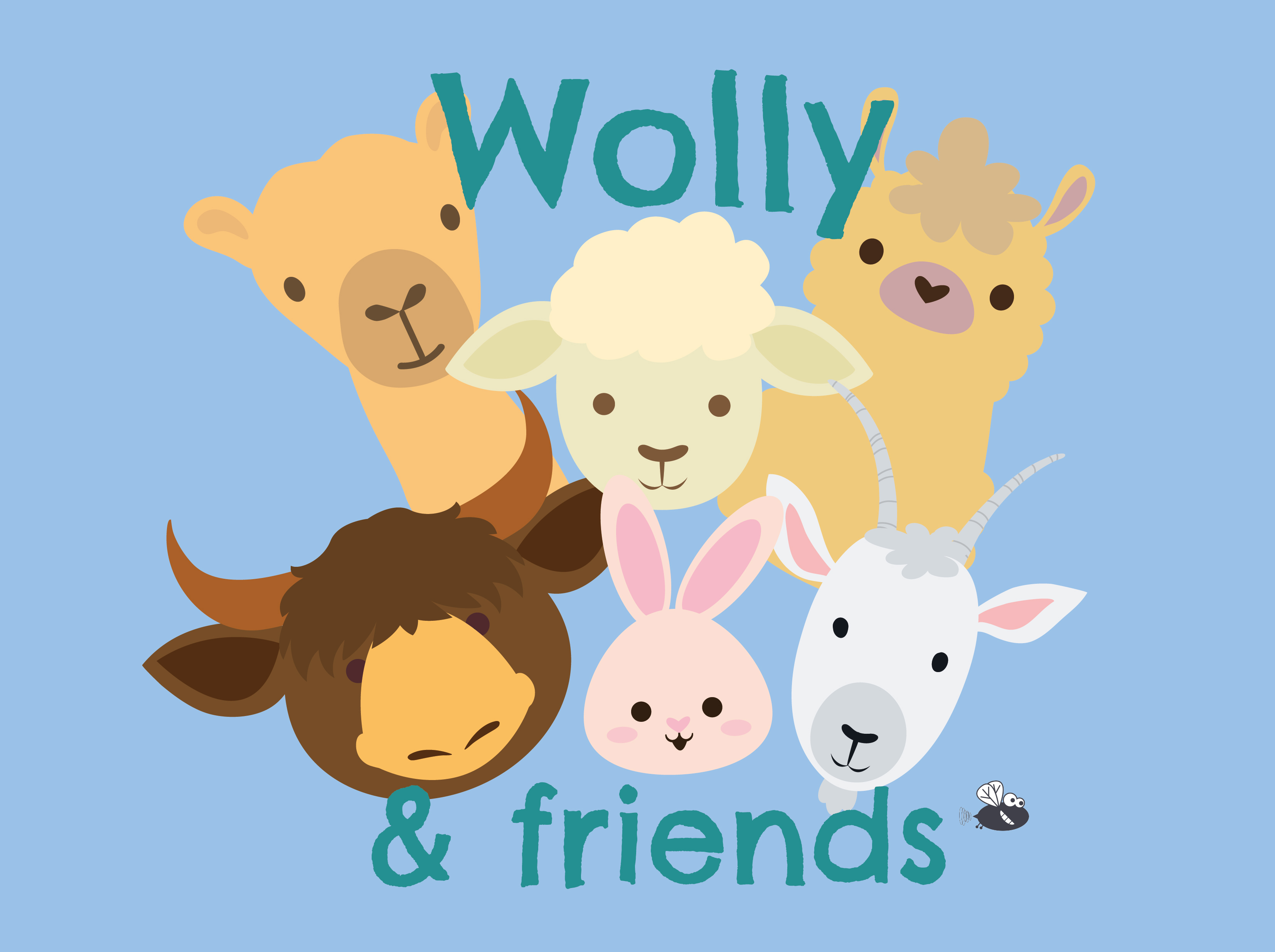 logo wolly and friends 