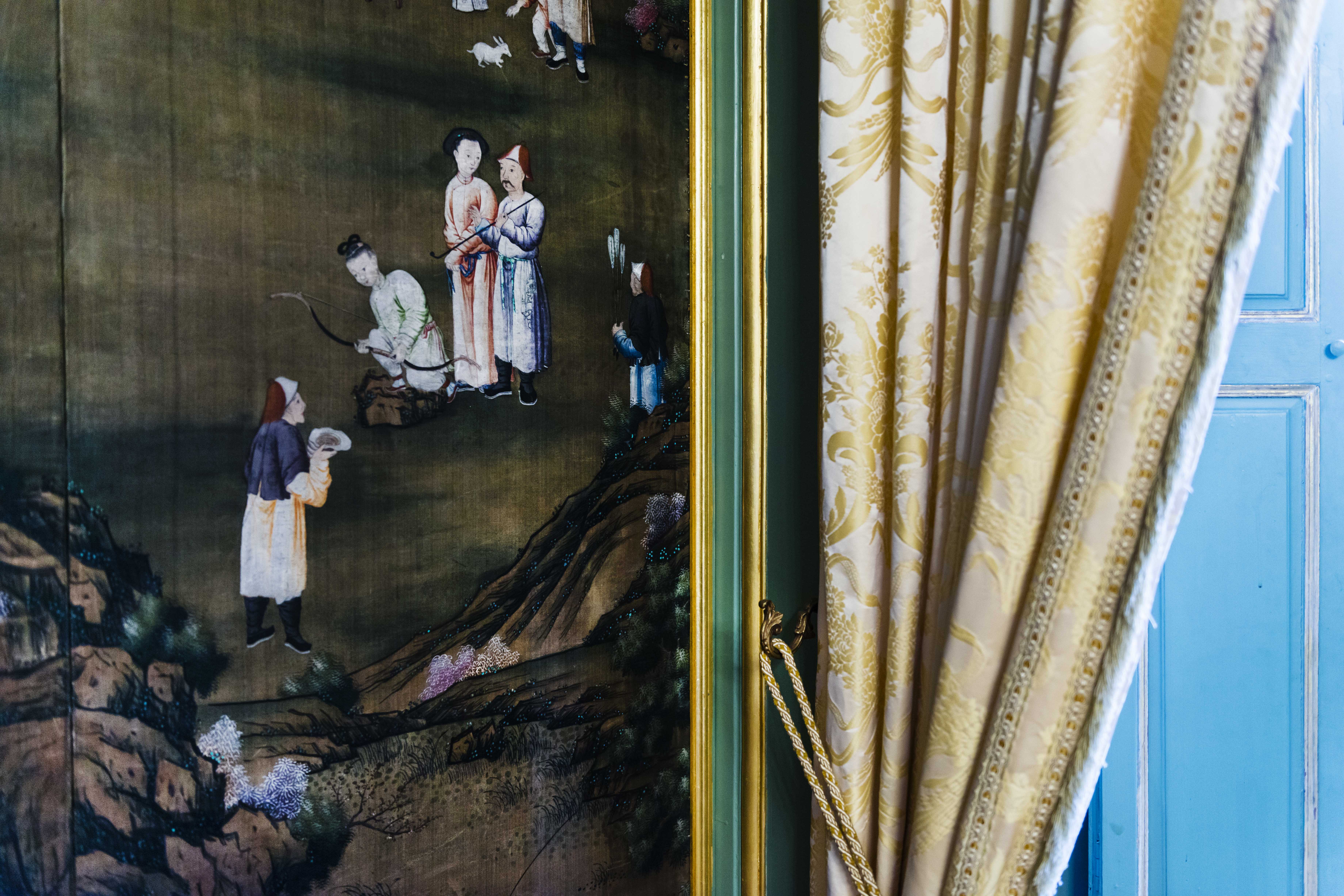 Chinees behang in Huis Arnold Vander Haeghen