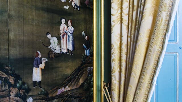 Chinees behang in Huis Arnold Vander Haeghen