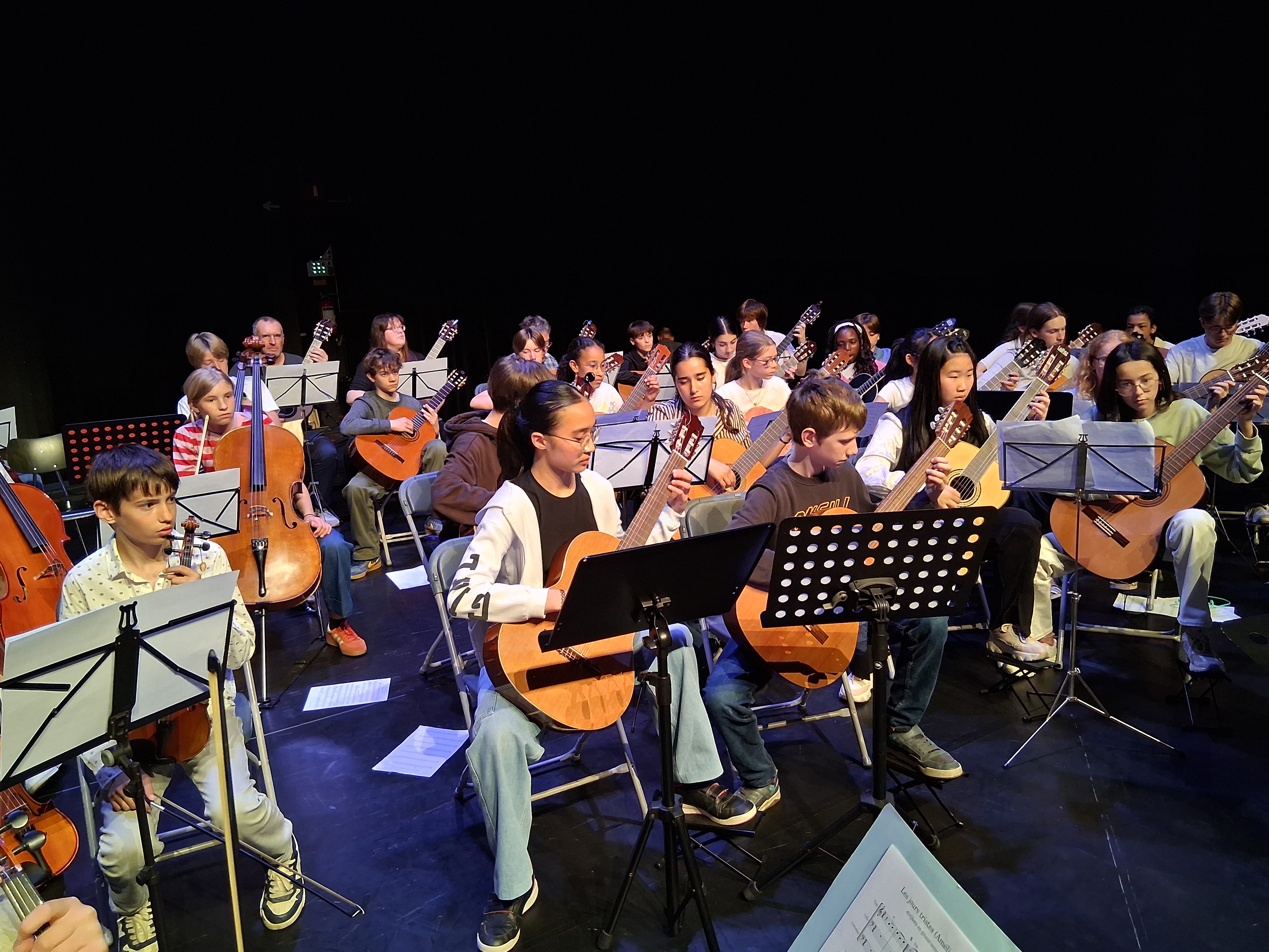 Groepsmusiceren in the picture