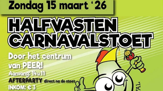 Halfvasten carnavalstoet Peer
