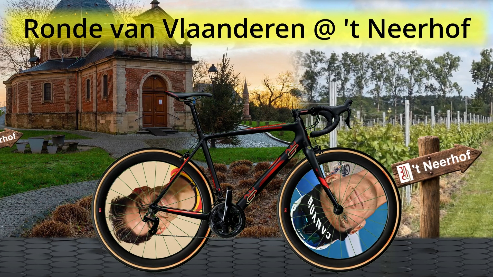 Ronde van Vlaanderen op groot scherm