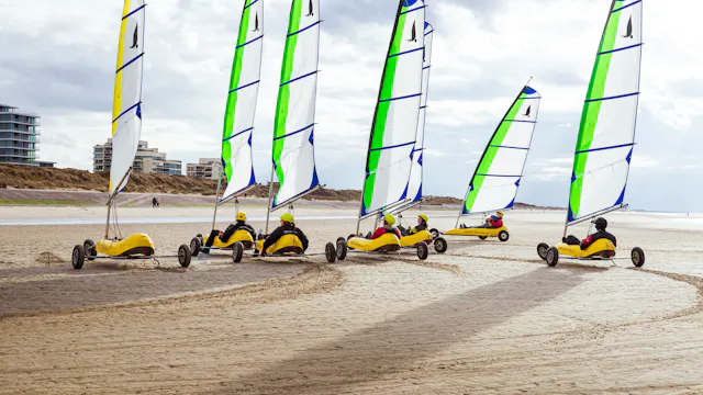 Teambuilding zeilwagenrijden