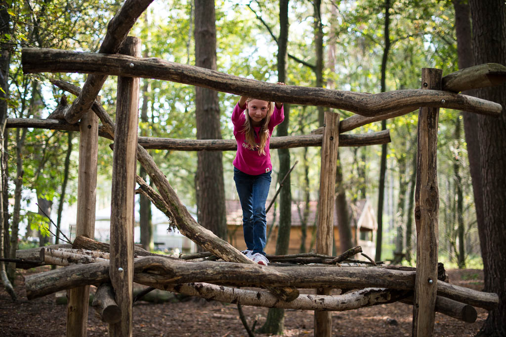Speelbos in het Prinsenpark