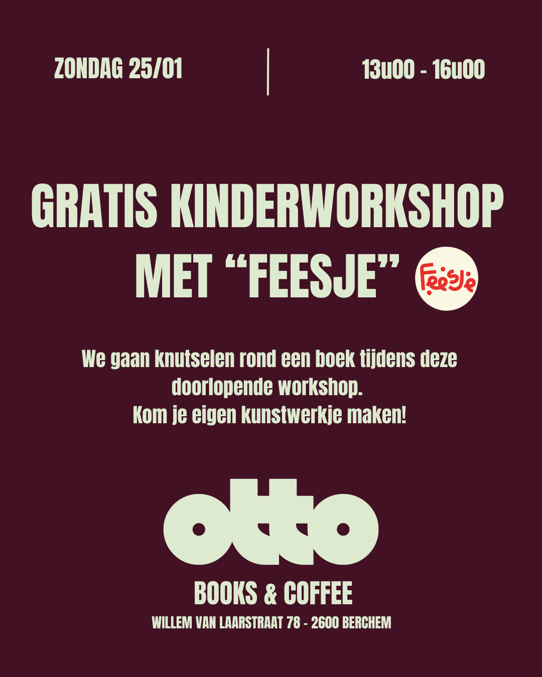 Kinderworkshop met "feesje"