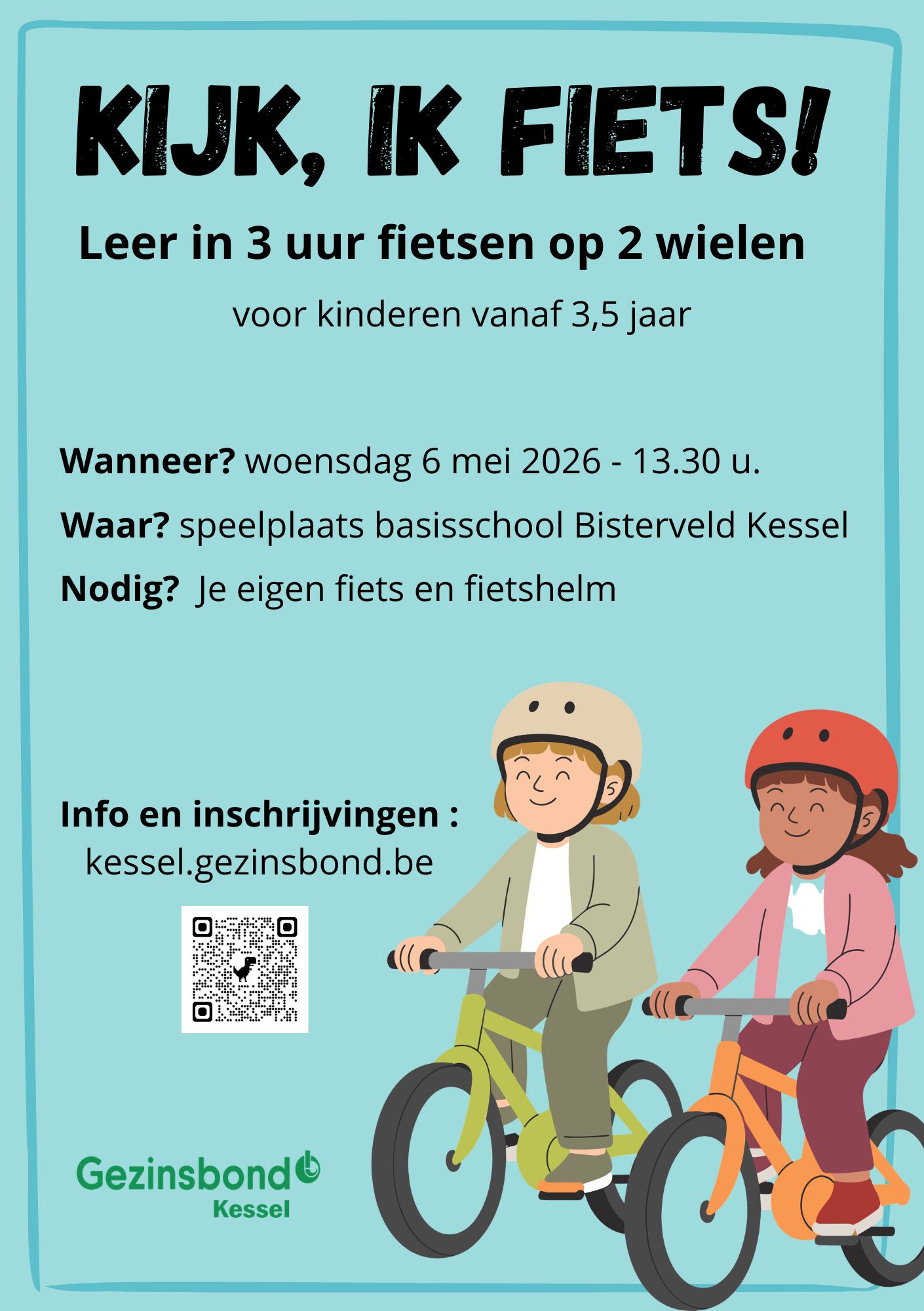 Workshop, kijk ik fiets